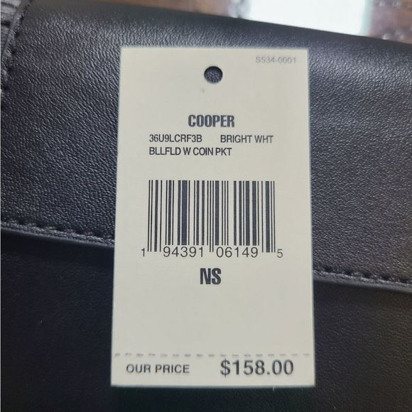 MICHAEL KORS MENSCooper Logo Billfold Wallet With Coin Pouch - Picture 10 of 12